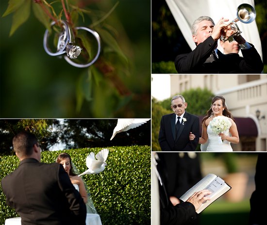 photo of Elegant Winery Wedding with a Cool Color Palette