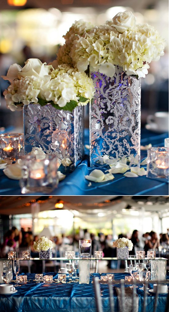 photo of Elegant Winery Wedding with a Cool Color Palette