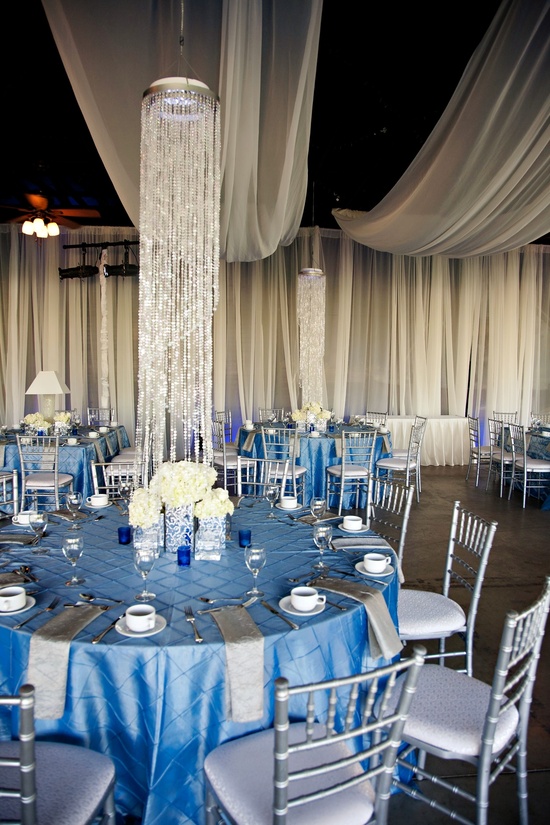 photo of Elegant Winery Wedding with a Cool Color Palette