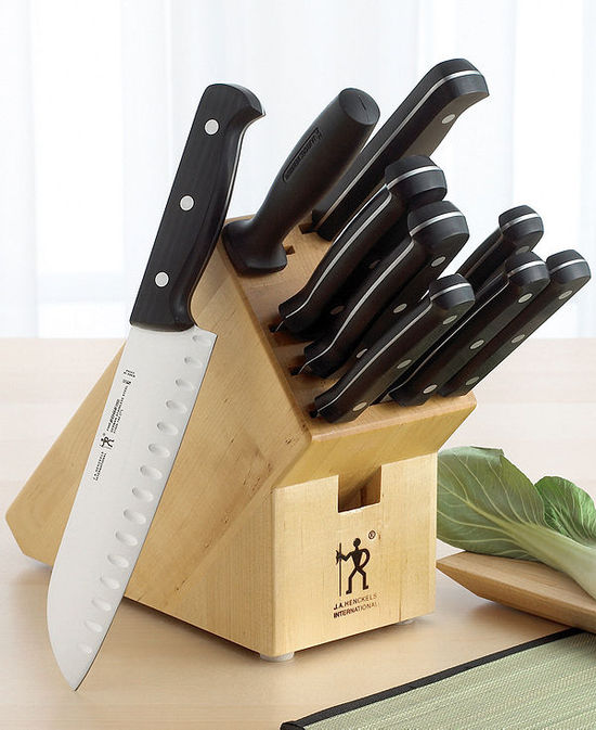 J.A. Henckels International East Meets West Fine Edge Pro Cutlery, 10-Piece Block Set