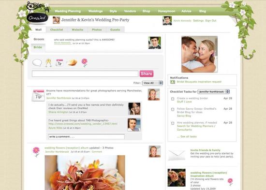 Wedding Pre-Party Wall- Chat with & toast with your wedding guests, ask for inspiration, get helpful