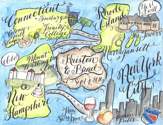 gorgeous wedding invitations hand calligraphy wedding stationery watercolor map