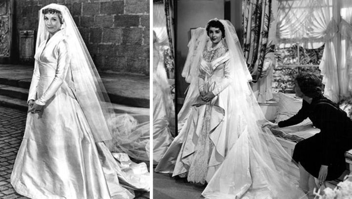 Julie Andrews and Elizabeth Taylor as brides.