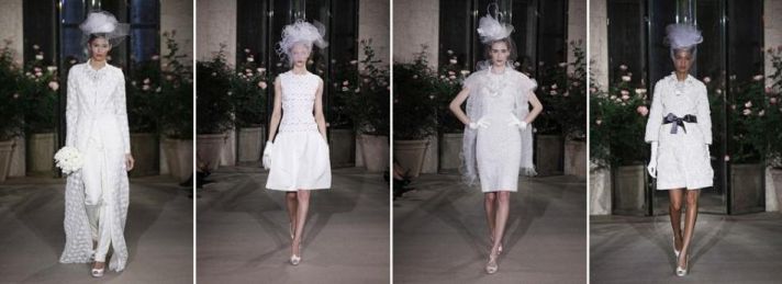 Oscar de la Renta- Spring 2010 bridal collection- dresses go short!