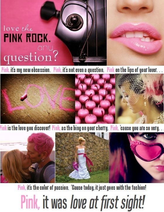 Aerosmith pink and black wedding is edgy and rock n roll fabulous!