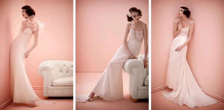 Lace bodice wedding dress, pearls, rhinestones, and peep toe heels- a vintage-inspired bridal look