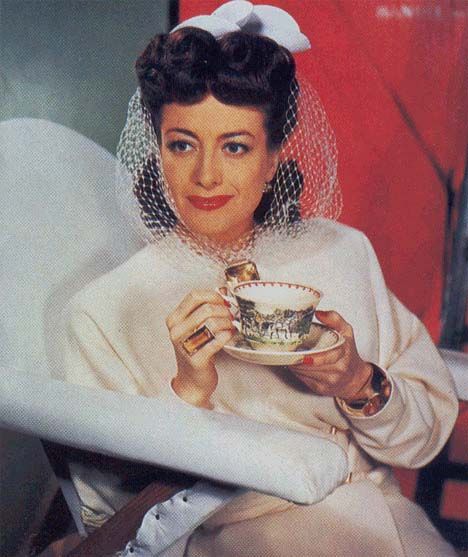 White net bow bridal headpiece, worn by Joan Crawford in When Ladies Meet
