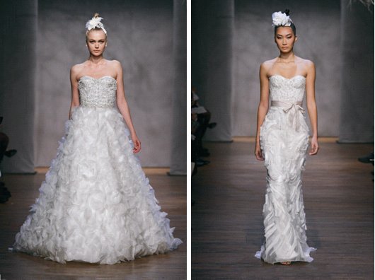 Monique Lhuillier Fall 2011 Wedding Dresses Tumberose Lavender