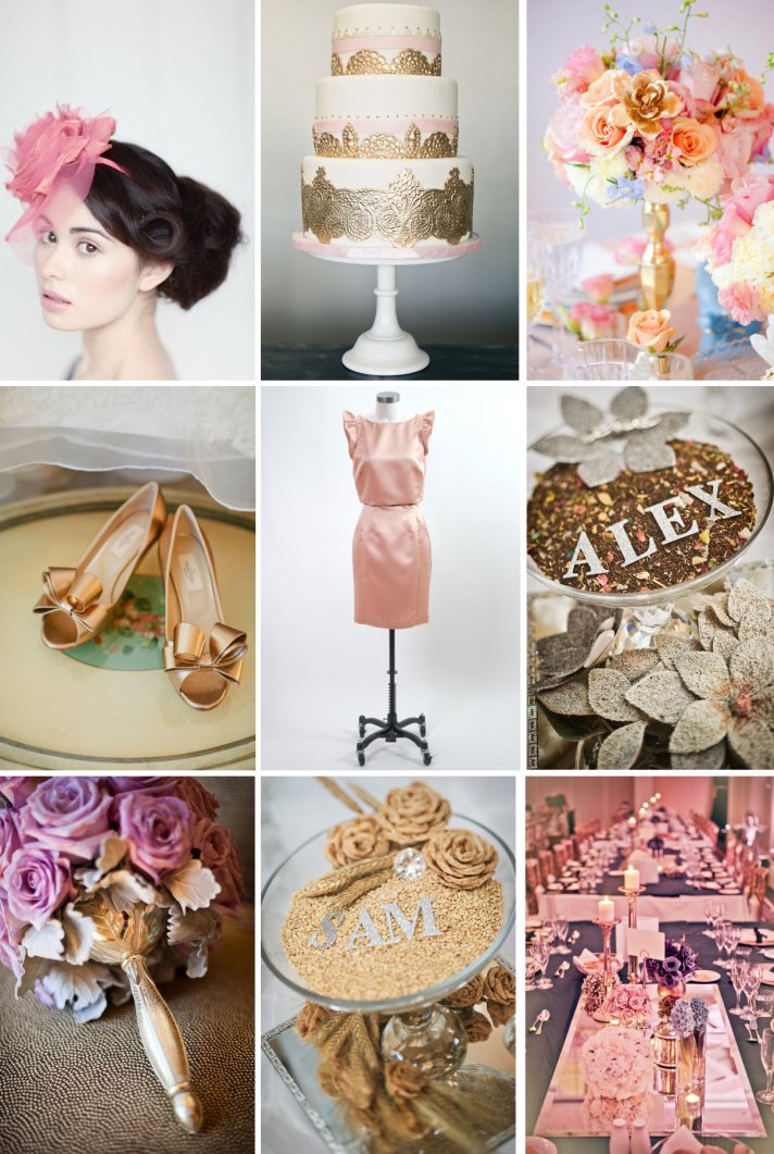 Pretty Pink and Gold Wedding Inspiration