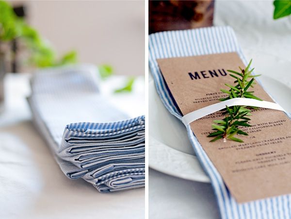 DIY no sew napkins