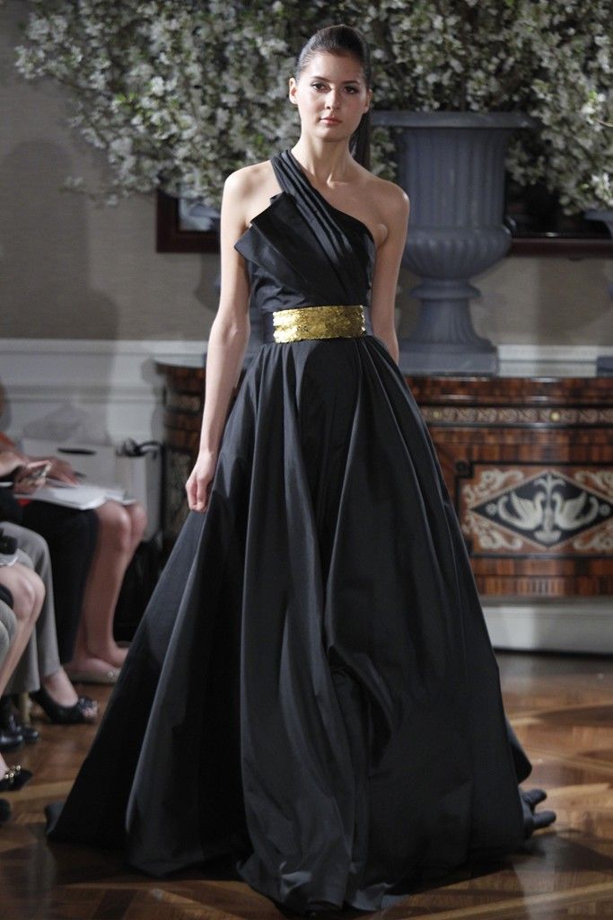 Spring 2013 wedding dress collections Romona Keveza bridal gown black 2