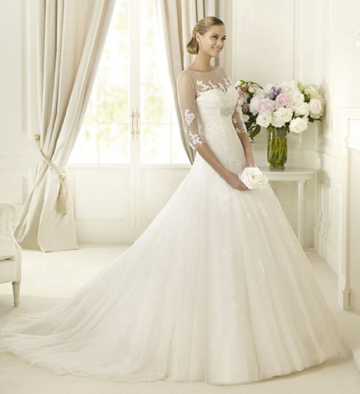 2013 wedding dress Pronovias Glamour collection bridal gowns Daifa