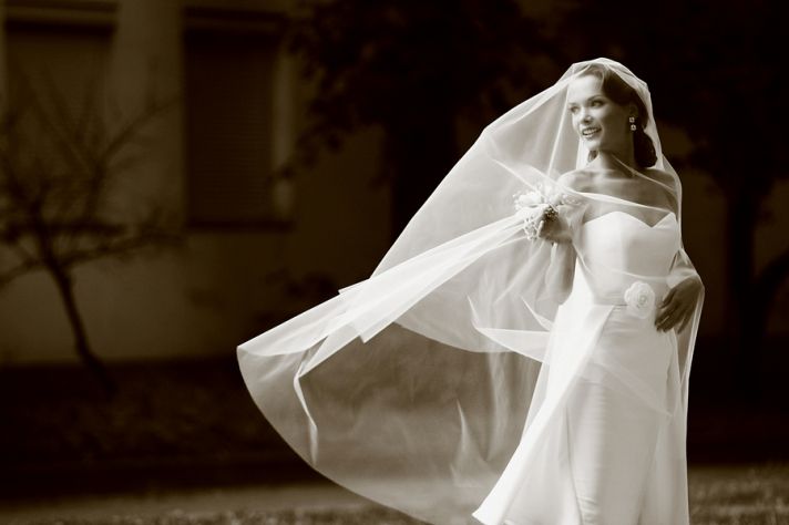 wedding style fashion trends 2013 bridal accessories drop veil 3