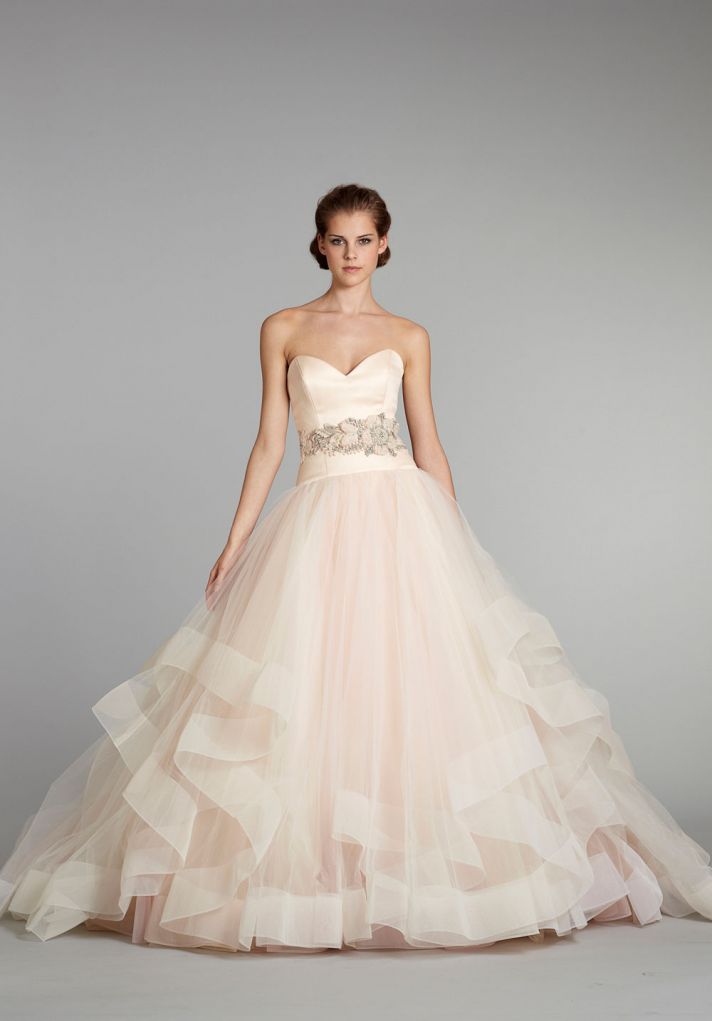 fall 2012 wedding dress Lazaro bridal gowns 3250 ballgown sweetheart