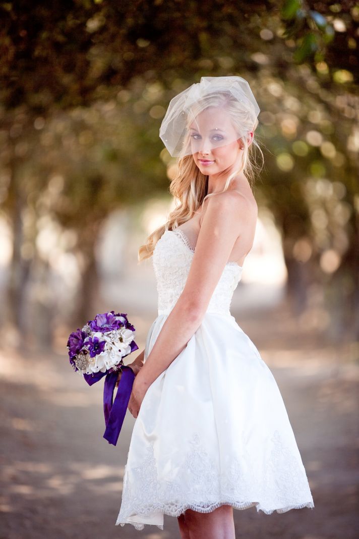 lovely lace LWDs for the brides wedding reception look knee length