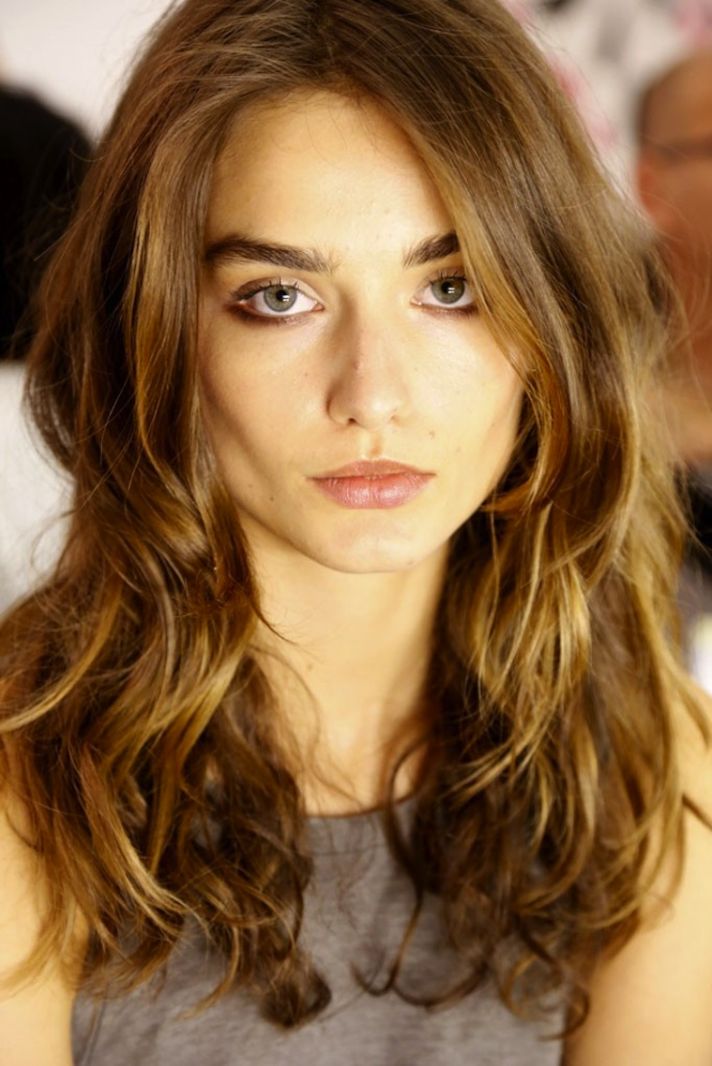 bridal beauty inspiration wedding hair ideas from fashion week untamed down do DVF