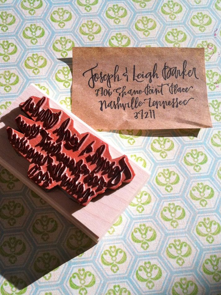 5 easy ways to personalize the wedding DIY weddings return address stamp