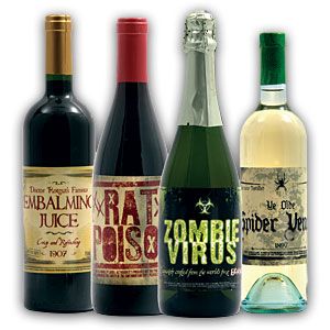f1db evil fake wine bottle labels