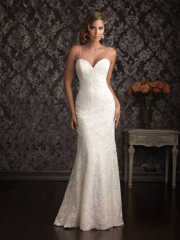 Allure Bridals Wedding Dress Bridal Gown Allure Collection Sweetheart 9021F