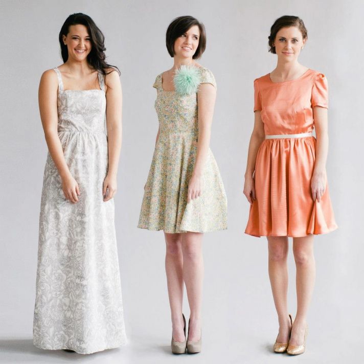 Simple Classic Bridesmaid Dresses by Whitney Deal 5