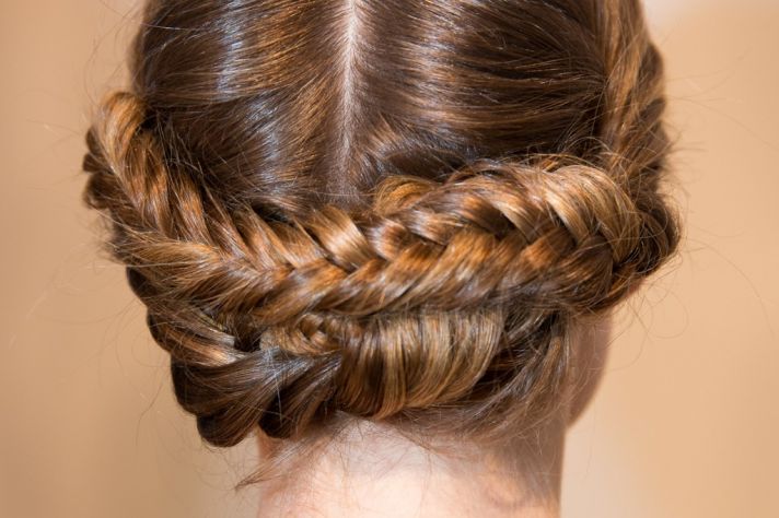 Braided Wedding Hairstyle Christian Siriano
