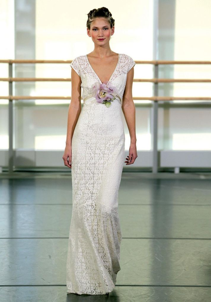 Crochet Yolanda wedding dress by Claire Pettibone