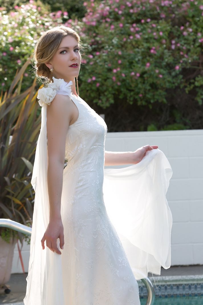 Romantic wedding makeup