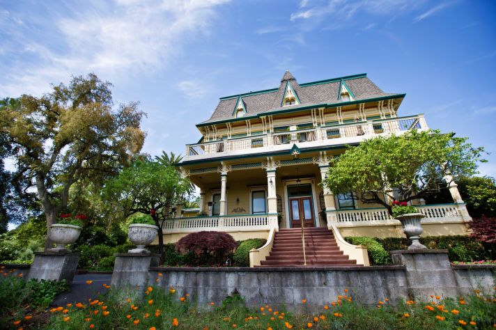 Romantic wine country wedding venue