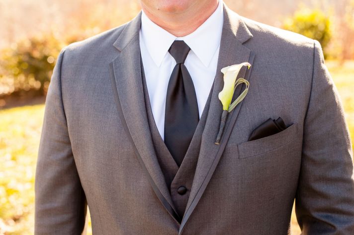 Calla Lilie Boutonniere