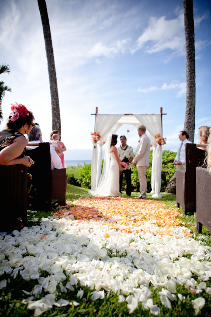 Flower Petal Aisle Runner
