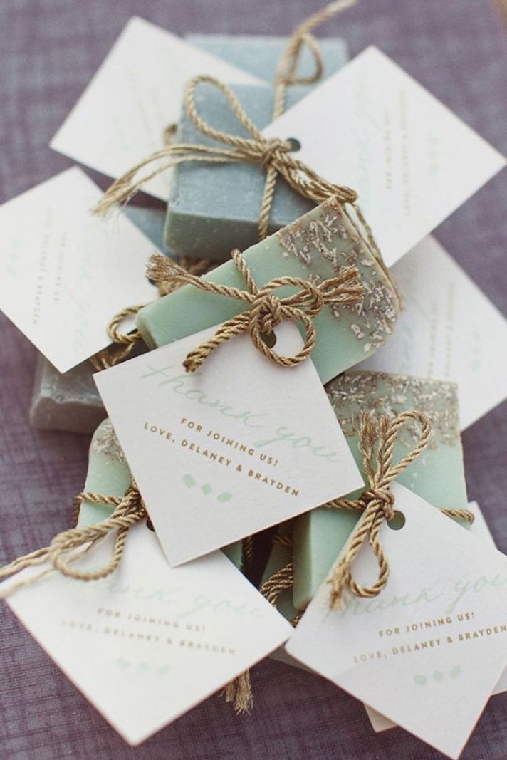 Beautiful Soaps as Wedding Favors