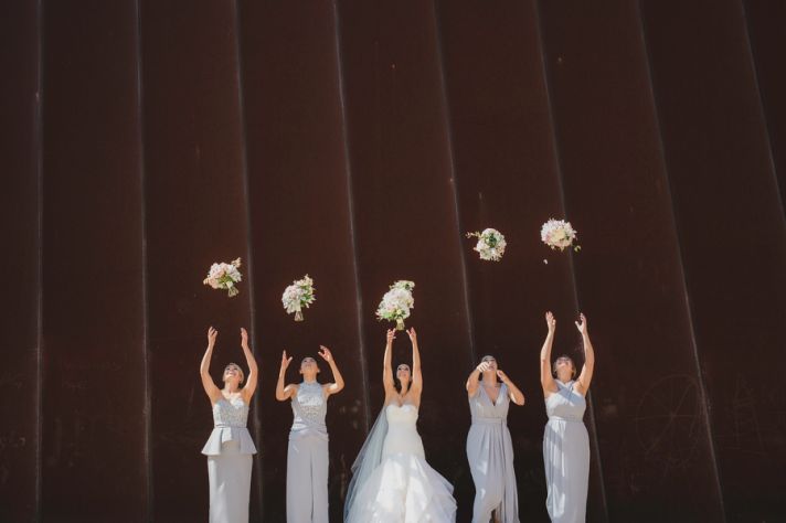Tossing the Bouquets