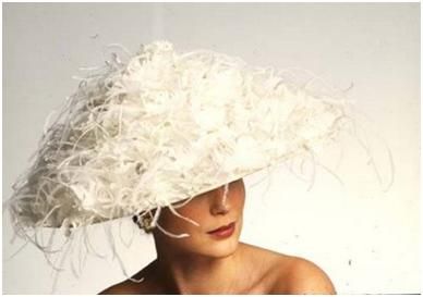 Gorgeous white pagoda is a high-fashion look popularized by Dior