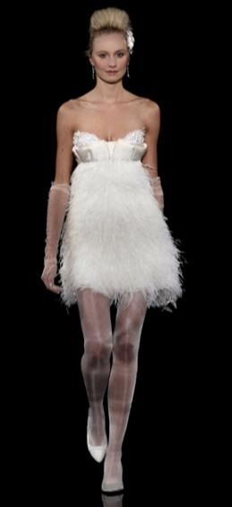Adorable cocktail frock with sweetheart strapless neckline and feathered skirt