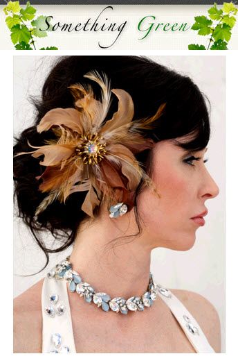 Refashioned bridal accessories are vintage chic and eco-friendly!