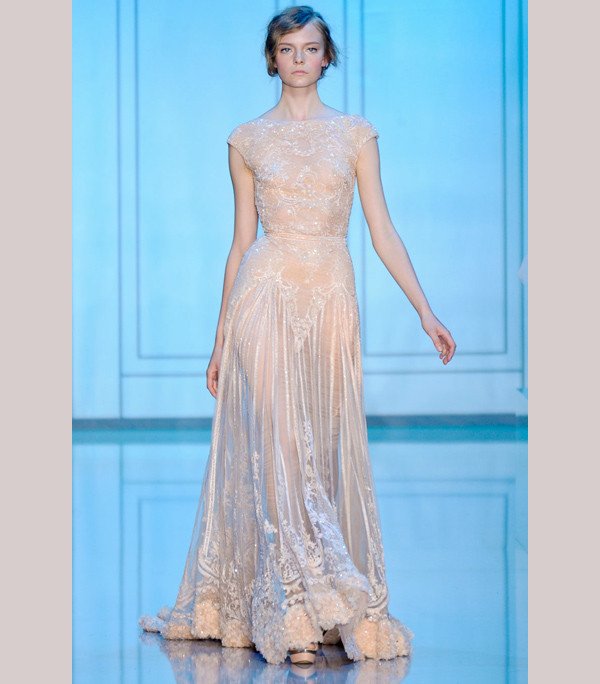 Grecian-inspired Elie Saab wedding dress