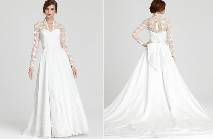 abs wedding dress kate middleton inspired