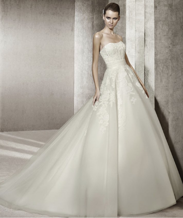 2012 wedding dress pronovias you collection affordable bridal gowns Jennifer