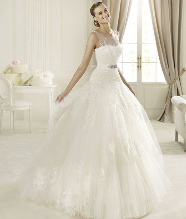 2013 wedding dress Pronovias Glamour collection bridal gowns Dominic