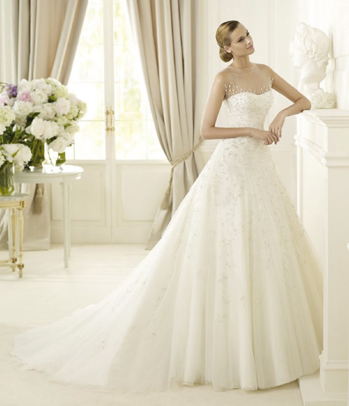 2013 wedding dress Pronovias Glamour collection bridal gowns Disco