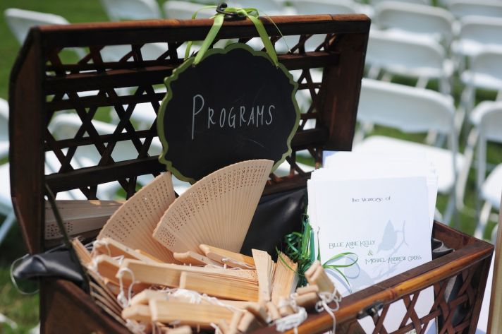 real wedding photography planning inspiration ceremony programs chalkboard chic
