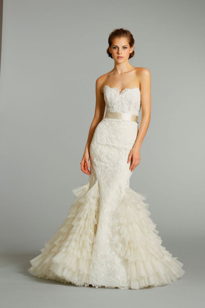 fall 2012 wedding dress Lazaro bridal gowns 3258 f
