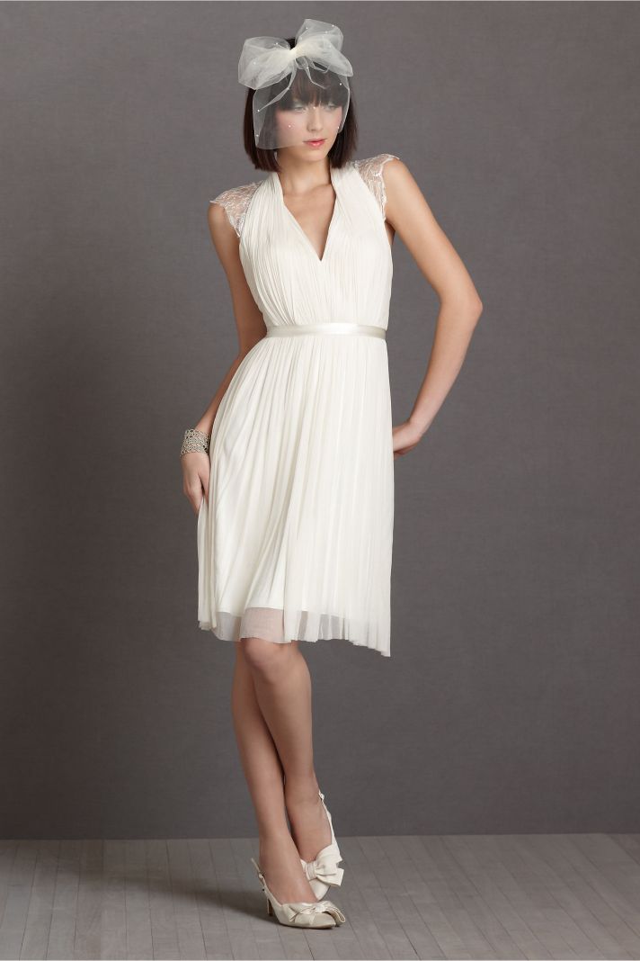 lace LWD from BHLDN for vintage brides 1