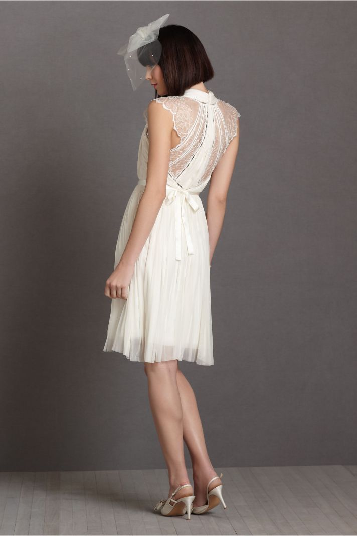 lace LWD from BHLDN for vintage brides 1