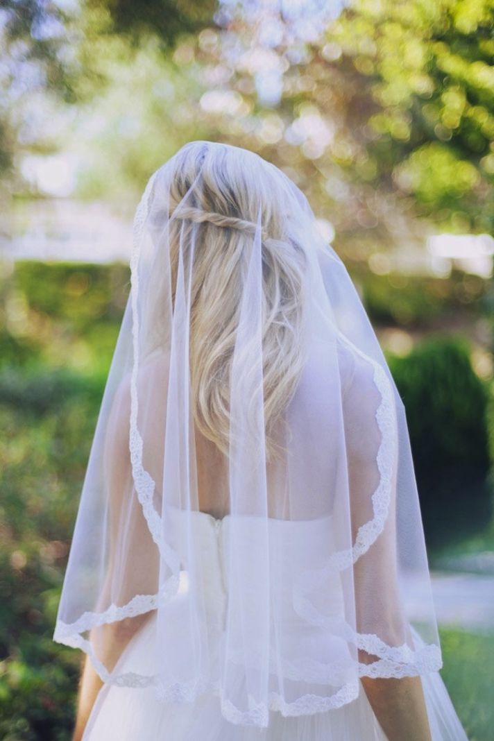 romantic wedding accessories bridal head chic Mantilla veils 3