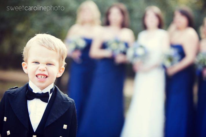 funny wedding photos escape from wedding planning stress Unforgettable Ring Bearers 1