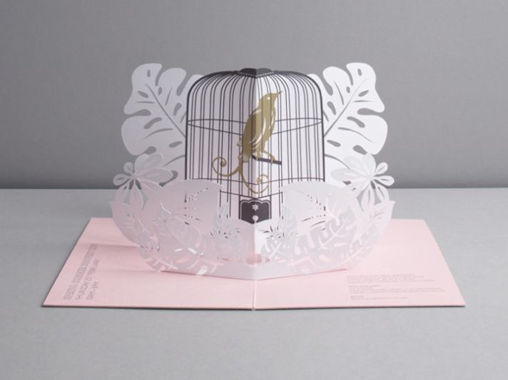 amazing wedding invitation pop up card invites 3