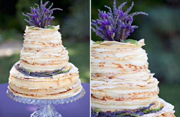 Wedding Cake Alternatives Layered Crepe Cake