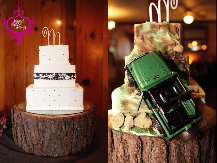 wedding cake alternatives two sided cakes 1