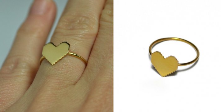 8 bit pixel wedding ring